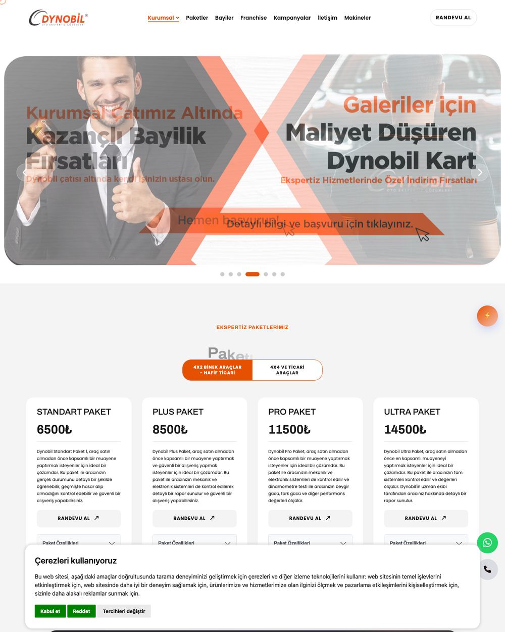 Dynobil — Otomotiv · web sitesi