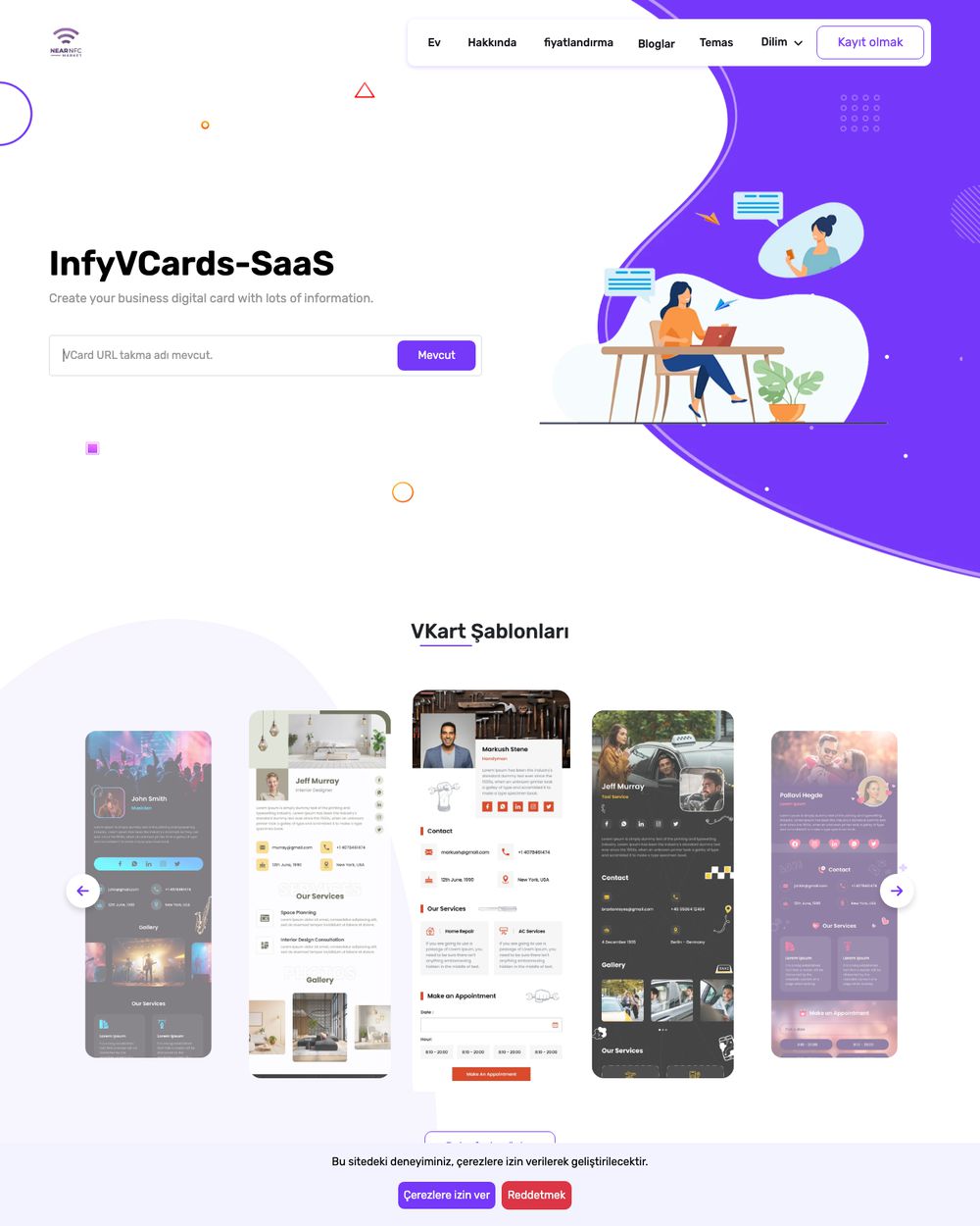 Near NFC Market — Teknoloji · web sitesi